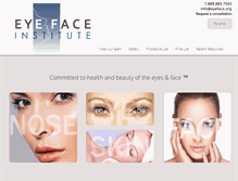 Tablet Screenshot of eyeface.org